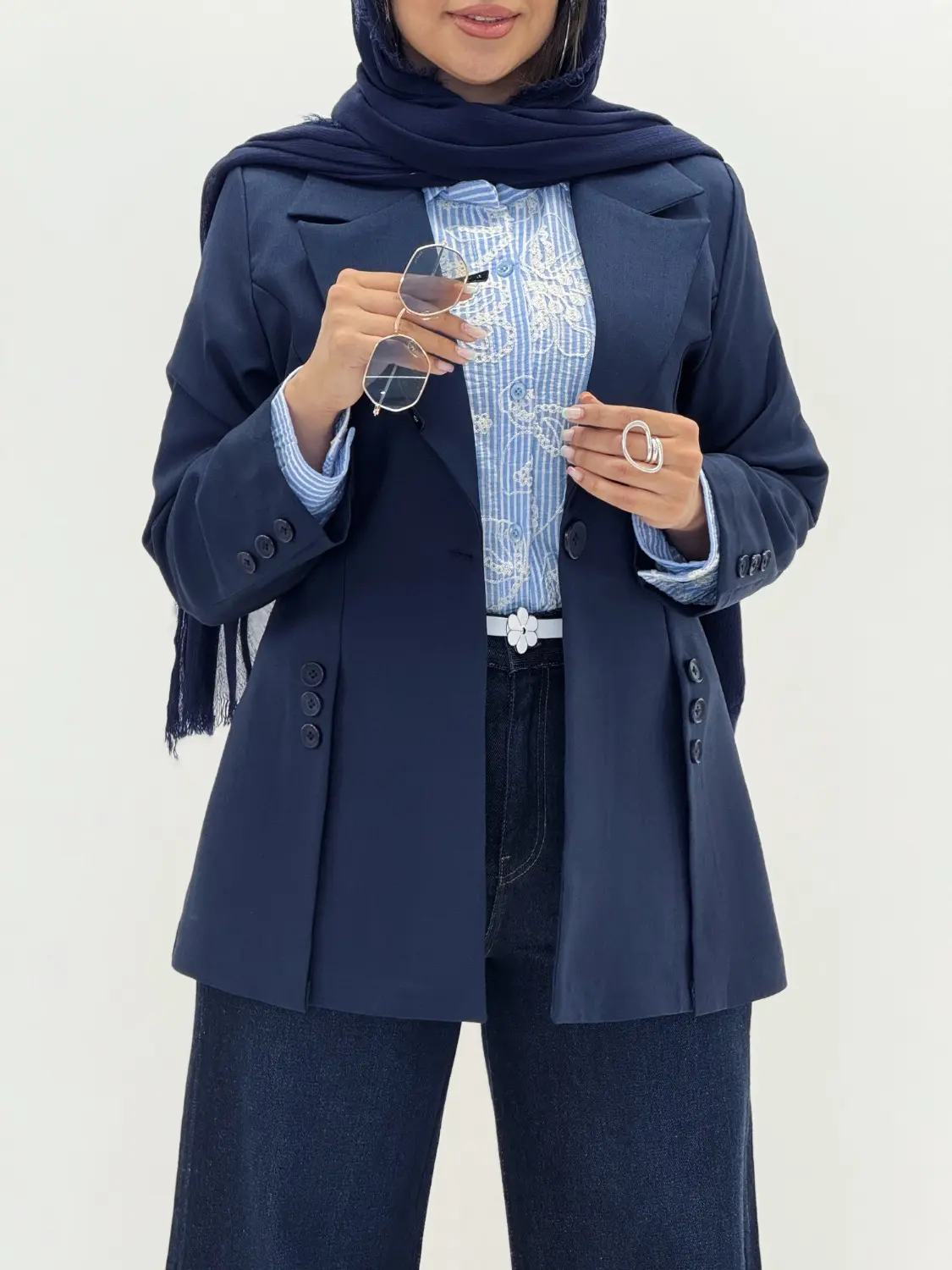 4468-تونیک گلدوزی داماس